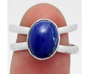 Natural Lapis - Afghanistan Ring size-8 SDR113981 R-1186, 8x11 mm