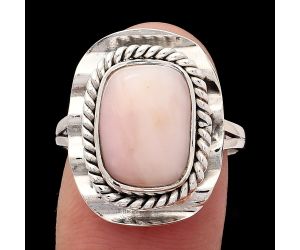 Natural Pink Opal - Australia Ring size-7.5 SDR114474 R-1212, 9x13 mm