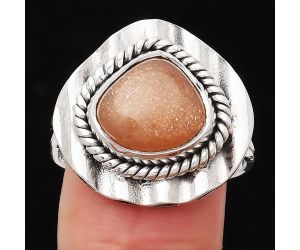 Natural Sunstone - Namibia Ring size-9.5 SDR114478 R-1212, 11x12 mm