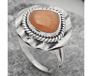 Natural Sunstone - Namibia Ring size-9.5 SDR114478 R-1212, 11x12 mm