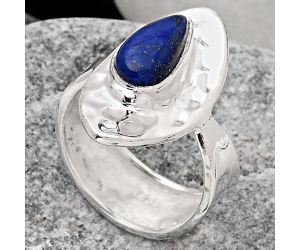 Natural Lapis - Afghanistan Ring size-7 SDR114860 R-1376, 7x12 mm