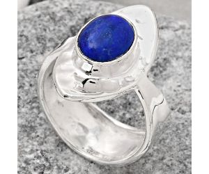 Natural Lapis - Afghanistan Ring size-9 SDR114902 R-1376, 8x10 mm