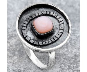 Natural Pink Opal Ring size-7 SDR116816 R-1080, 6x6 mm
