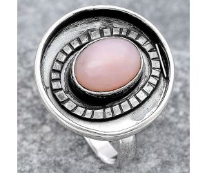 Natural Pink Opal Ring size-8 SDR116844 R-1080, 7x9 mm
