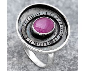 Natural Genuine Ruby Ring size-7 SDR116903 R-1080, 6x8 mm