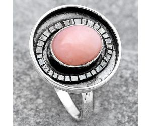 Natural Pink Opal Ring size-9.5 SDR116913 R-1080, 8x10 mm