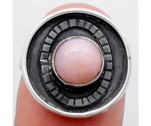 Natural Pink Opal Ring size-7 SDR116917 R-1080, 8x8 mm