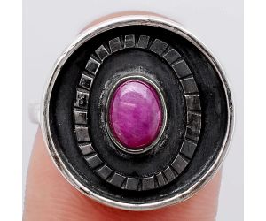 Natural Genuine Ruby Ring size-8 SDR116934 R-1080, 5x7 mm
