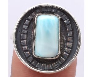 Larimar (Dominican Republic) Ring size-9.5 SDR116984 R-1080, 7x12 mm