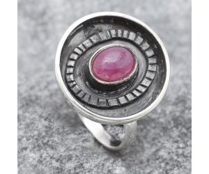 Natural Genuine Ruby Ring size-8 SDR116986 R-1080, 5x7 mm