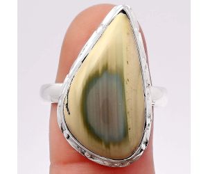 Natural Imperial Jasper - Mexico Ring size-9 SDR117664 R-1171, 13x24 mm