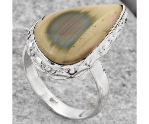 Natural Imperial Jasper - Mexico Ring size-9 SDR117664 R-1171, 13x24 mm