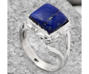 Natural Lapis - Afghanistan Ring size-7.5 SDR117708 R-1171, 10x10 mm
