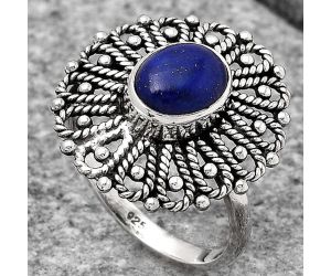 Natural Lapis - Afghanistan Ring size-7 SDR118552 R-1527, 7x9 mm