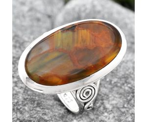 Natural Pietersite - Namibia Ring size-8 SDR120338 R-1062, 12x23 mm
