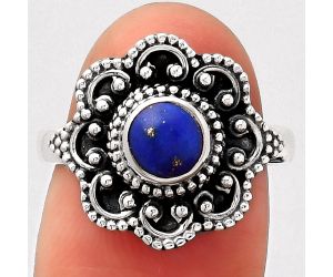 Natural Lapis - Afghanistan Ring size-7 SDR121020 R-1337, 6x6 mm