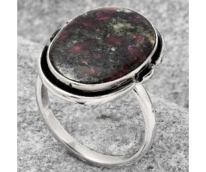 Natural Russian Eudialyte Ring size-9.5 SDR121439 R-1211, 15x21 mm