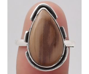 Natural Imperial Jasper - Mexico Ring size-7 SDR121601 R-1211, 11x18 mm