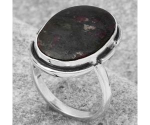 Natural Russian Eudialyte Ring size-7 SDR121609 R-1211, 14x20 mm