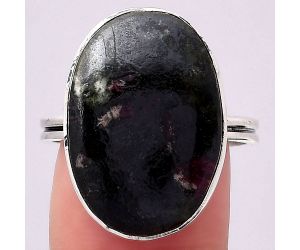 Natural Russian Eudialyte Ring size-8.5 SDR121707 R-1056, 15x21 mm