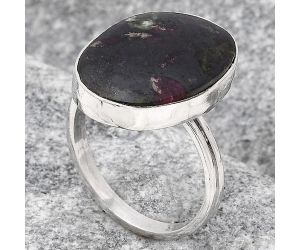Natural Russian Eudialyte Ring size-8.5 SDR121707 R-1056, 15x21 mm