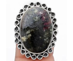 Natural Russian Eudialyte Ring size-9.5 SDR121841 R-1164, 15x22 mm