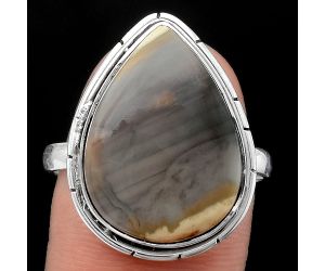 Natural Imperial Jasper - Mexico Ring size-9.5 SDR121944 R-1011, 14x19 mm