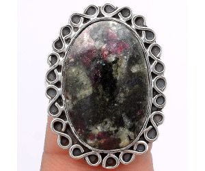 Natural Russian Eudialyte Ring size-9.5 SDR122119 R-1164, 14x22 mm