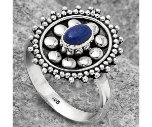 Natural Lapis - Afghanistan Ring size-7.5 SDR124619 R-1273, 4x6 mm