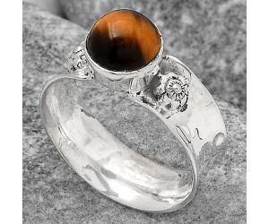 Natural Tiger Eye - Africa Ring size-9 SDR124884 R-1519, 9x9 mm