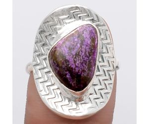 Natural Purpurite - South Africa Ring size-8.5 SDR125142 R-1376, 10x14 mm