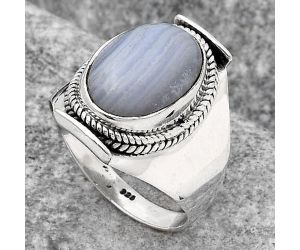 Blue Lace Agate - South Africa Ring size-8.5 SDR125900 R-1397, 10x14 mm