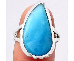 Natural Smithsonite Ring size-7.5 SDR127926 R-1657, 12x22 mm