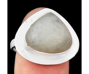 Natural Srilankan Moonstone Ring size-8 SDR131772 R-1082, 13x15 mm