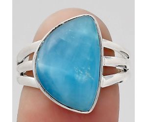 Natural Smithsonite Ring size-7.5 SDR132998 R-1003, 11x16 mm