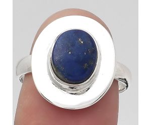 Natural Lapis - Afghanistan Ring size-7 SDR133016 R-1082, 7x9 mm
