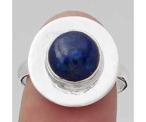 Natural Lapis - Afghanistan Ring size-7.5 SDR133020 R-1082, 9x9 mm