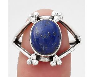 Natural Lapis - Afghanistan Ring size-8.5 SDR133746 R-1246, 9x11 mm
