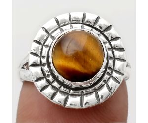 Natural Tiger Eye - Africa Ring size-7 SDR134414 R-1564, 9x9 mm