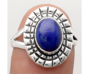 Natural Lapis - Afghanistan Ring size-8 SDR134419 R-1564, 7x10 mm