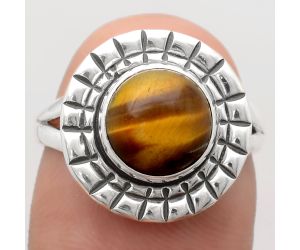 Natural Tiger Eye - Africa Ring size-7 SDR134420 R-1564, 9x9 mm