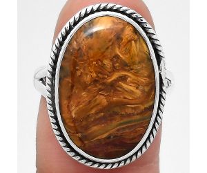 Natural Pietersite - Namibia Ring size-7.5 SDR134654 R-1010, 13x20 mm
