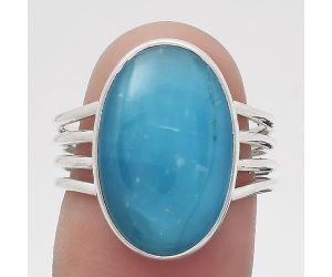 Natural Smithsonite Ring size-7 SDR134994 R-1324, 12x18 mm