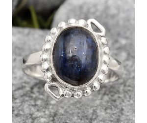 Natural Blue Kyanite - Brazil Ring size-8.5 SDR135485 R-1071, 9x11 mm