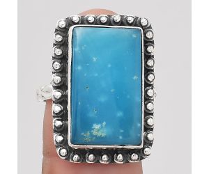 Natural Smithsonite Ring size-9 SDR136939 R-1124, 12x20 mm