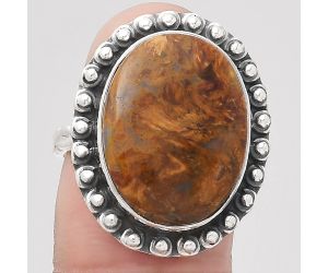 Natural Pietersite - Namibia Ring size-7 SDR136947 R-1124, 14x18 mm