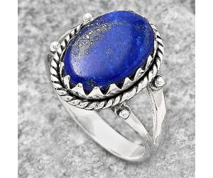 Natural Lapis - Afghanistan Ring size-8.5 SDR137994 R-1474, 10x14 mm