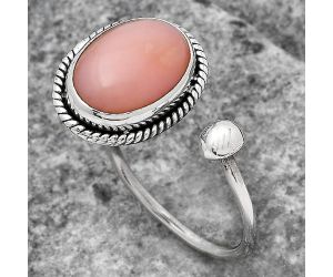 Adjustable - Pink Opal - Australia Ring size-7 SDR138050 R-1562, 10x14 mm