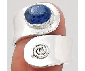 Adjustable - Blue Kyanite - Brazil Ring size-6.5 SDR138613 R-1374, 7x9 mm
