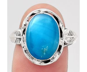 Natural Smithsonite Ring size-8 SDR139179 R-1083, 10x14 mm